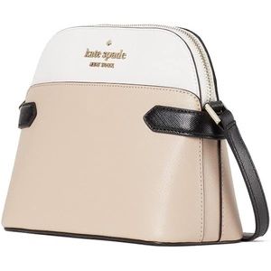 Kate Spade Staci Dome Saffiano Leather Crossbody Bag Purse Handbag